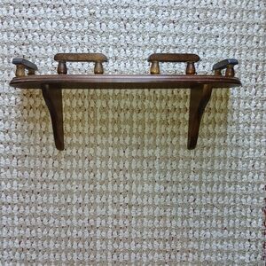 Rustic Wooden Wall Shelf